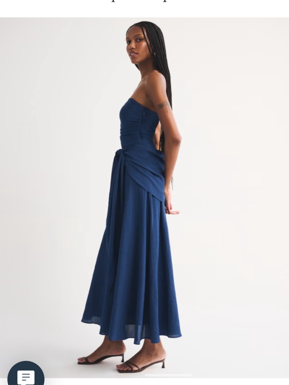 WORN ONCE Abercrombie & Fitch strapless dress - Picture 3 of 6